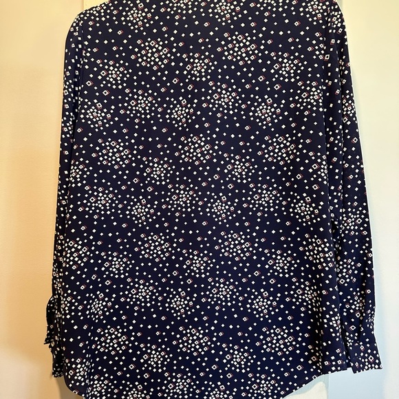 SPLASH Geometric Patterned Blouse - Picture 4 of 5